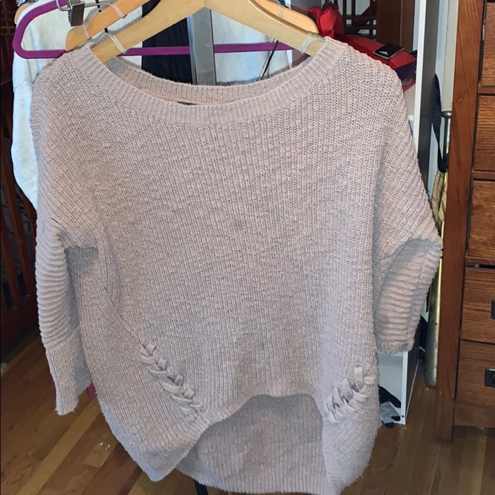 Tan pull over sweater